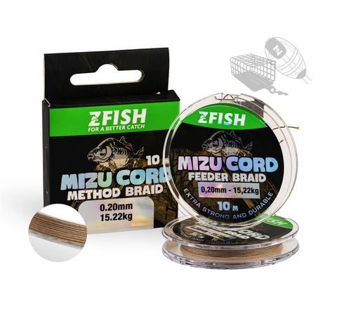 Zfish Šnúrka MizuCord Method Feeder Braid 10m