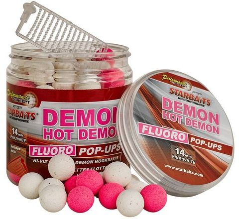 Starbaits Plovoucí boilies Pop Up Bright Hot Demon 50g