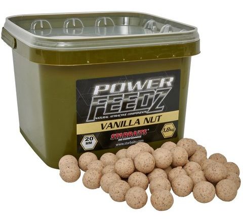 Starbaits Boilies Power FEEDZ Vanilla Nut 1,8kg