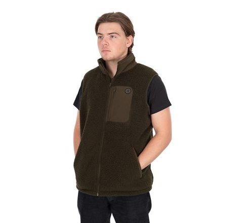 Fox Vesta Olive Sherpa Hybrid Gilet