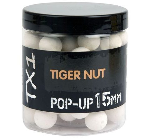 Shimano Boilies TX1 Pop Up Tiger Nut Fluoro White