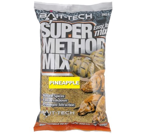 Bait-Tech Krmítková směs Super Method Mix Pineapple 2kg