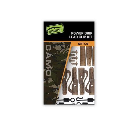 Fox Závěsky Edges Camo Power Grip Lead Clip Kit 5ks