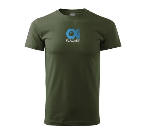 Flacarp Triko military s barevným potiskem