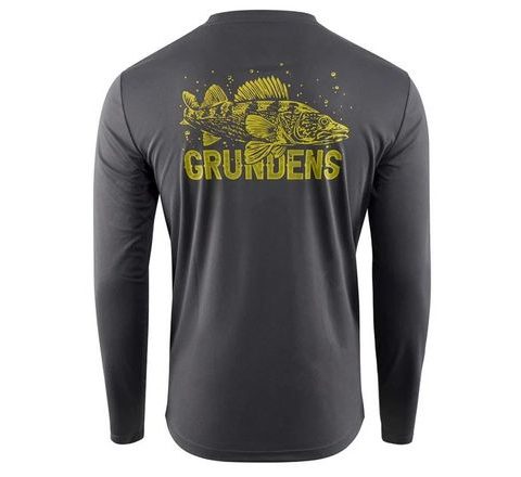 Grundéns UV Triko King of the Lakes LS Tech Tee Anchor