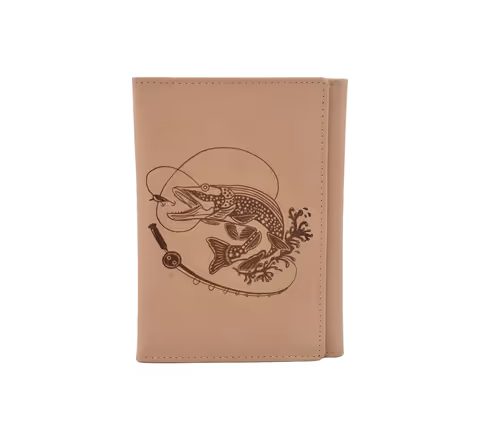 Mercucio Pouzdro na doklady Štika s udicí natural