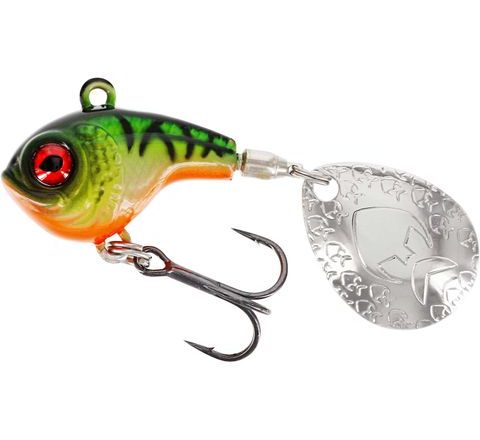 Westin Třpytka DropBite Spin Tail Jig Firetiger