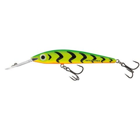 Salmo Wobler Rattlin Sting Deep Runner Green Tiger
