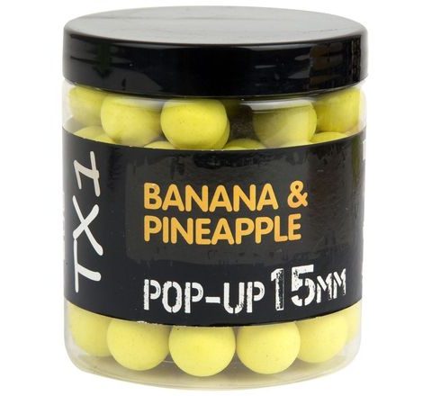 Shimano Boilies TX1 Pop Up Banana & Pineapple Fluoro Yellow