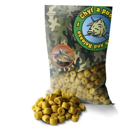 Chyť a pusť Pelety kukuřičné CSL s dírou 900g