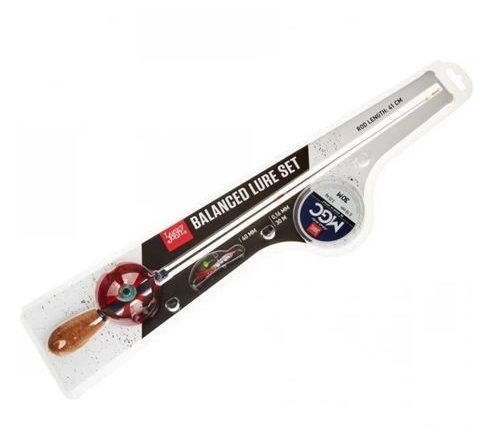 Lucky John Prut Ice Fishing Rods Balanced Lure Set
