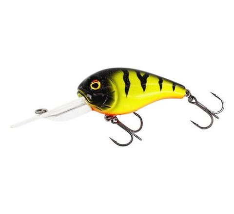 Westin Wobler MegaBite DR Crankbait Floating Fire Perch