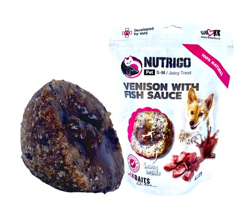 LK Baits Pet Pamlsek Nutrigo Dog Zvěřina s rybí omáčkou
