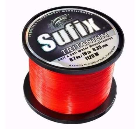 Sufix Monofilný Vlasec Tritanium Neónovo Oranžový