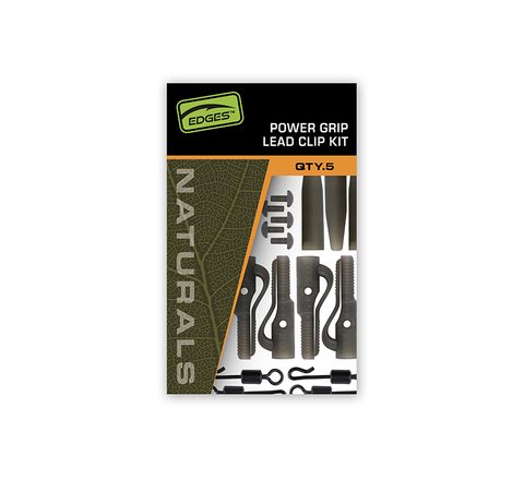 Fox Závěsky Edges Naturals Power Grip Lead Clip Kit 5ks