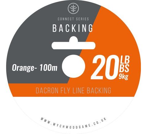 Wychwood Dacron Flyline Backing 20Lb 100m Orange