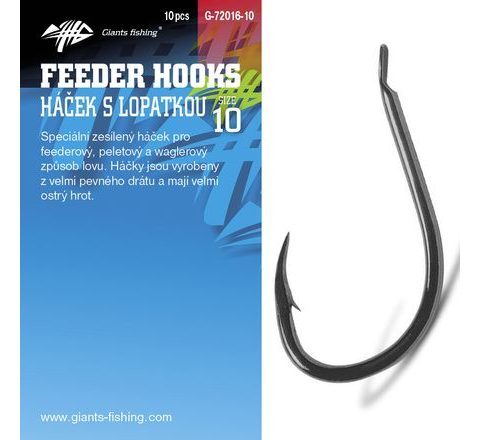Giants Fishing Háčky s lopatkou Feeder 10ks