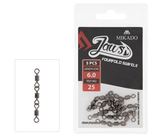 Mikado Řetízkový obratlík Jaws Swivels 25kg 5ks