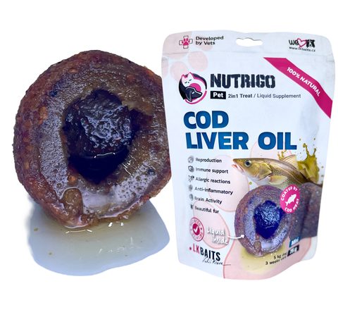 LK Baits Pet Doplněk stravy Nutrigo Dog Supplement Cod Liver Oil