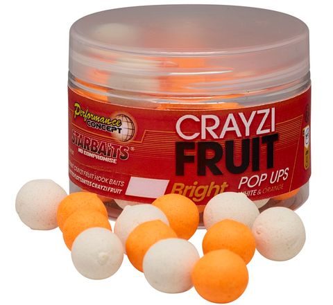 Starbaits Plovoucí boilies Pop Up Bright Crayzi Fruit 50g