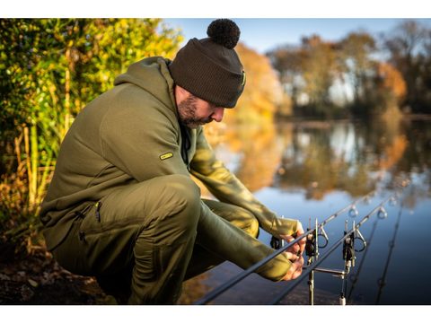 RidgeMonkey Nohavice APEarel Dropback Heavyweight Trousers Zelené