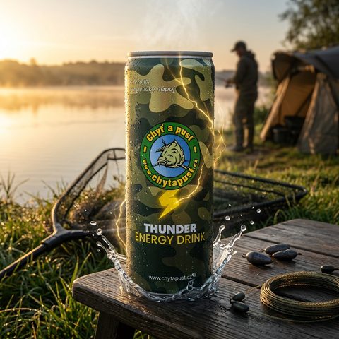 Chyť a pusť Energetický drink Thunder 250ml