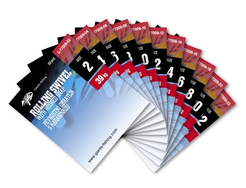 Giants Fishing Pev. obratlík s karabinkou Rolling Swivel with Hooked Snap 10ks