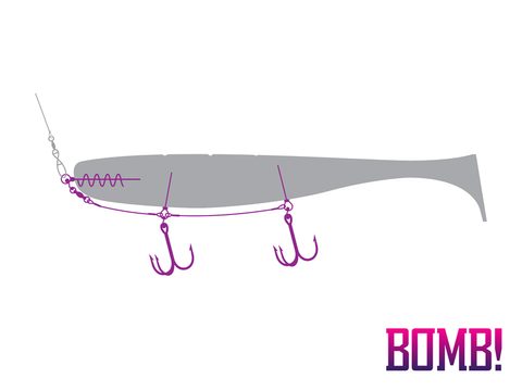 Delphin Návazec Bomb! Twisto MultiTRAP 1ks