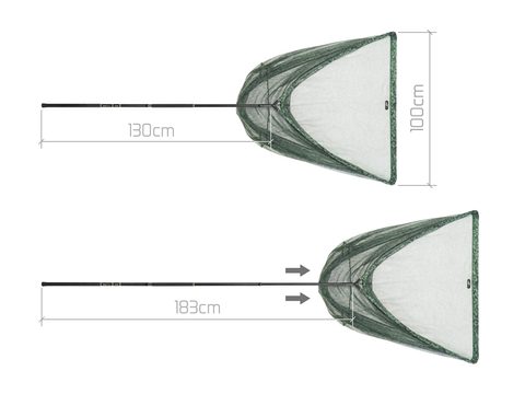 Delphin Podběrák Telefix C2G 100x100cm