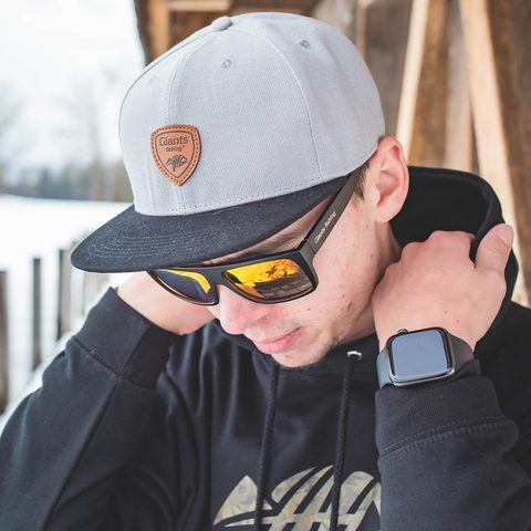 Giants Fishing Kšiltovka Flat Cap Grey/Black