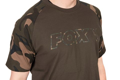 Fox Triko Khaki / Camo Outline T-Shirt