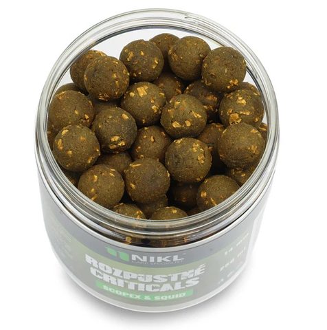 Nikl Rozpustné Criticals boilie Scopex & Squid 250ml