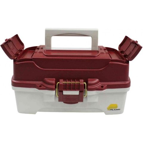 Plano Kufr Tray Tackle Box Red Metallic