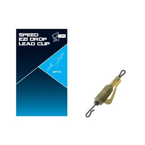 Nash Záveska s obratlíkom Speed Ezi Drop Lead Clip