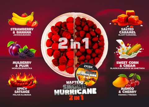 Zfish Nástraha Smoke Hurricane Wafters 2in1