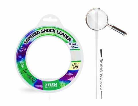 Zfish Ujímaný šokový vlasec 5x15m