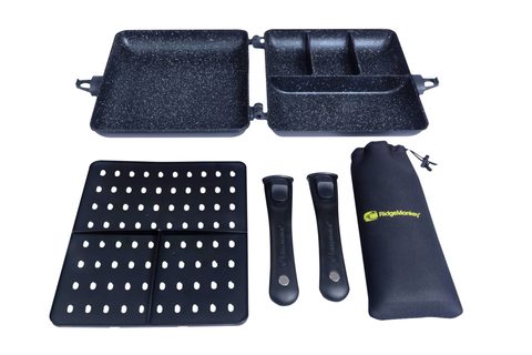 RidgeMonkey Pánev Connect Combi & Steamer XXL Granite Edition