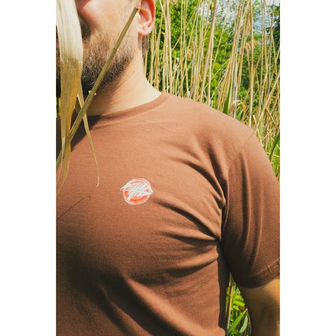 Giants fishing Tričko pánské hnědé Rak