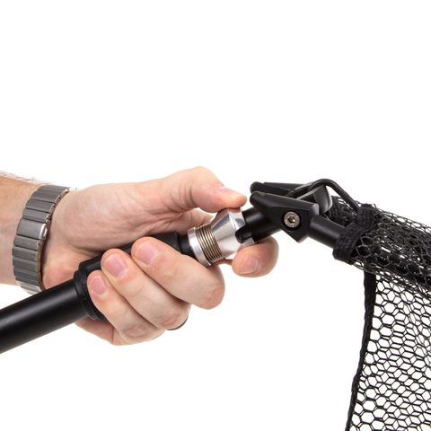 Chyť a pusť Podberák Fencl Shadow s pogumovanou sieťou 600 3diel