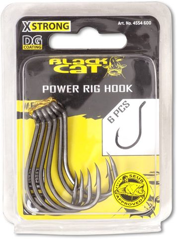 Black Cat Háčky Power Rig Dg Dg Coating 6ks