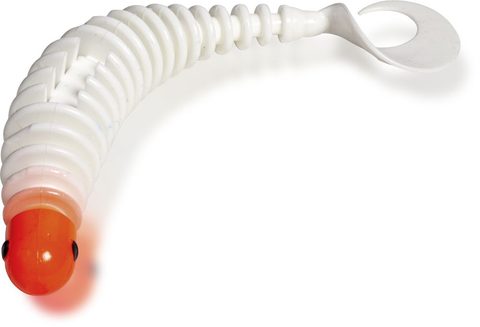 Black Cat Gumová nástraha Curly Worm Red Head