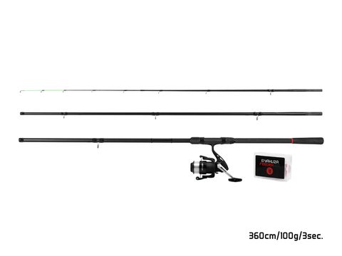 Delphin Feederový set Yakuza 360 3,6m 100g 3díl