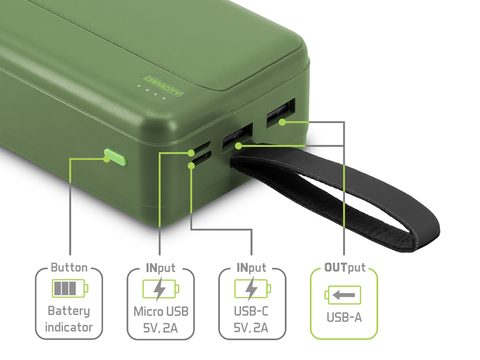 Delphin Powerbanka PoweriX 27 000 mAh