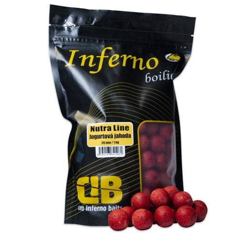 Carp Inferno Boilies Nutra Line Jogurtová Jahoda