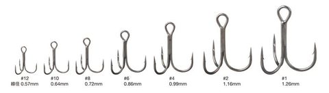 Nogales Trojháčky Zero Friction Triple Hook