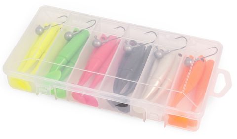 Zebco Set Gumových nástrah Power Shad Jig Kit 10cm 8g