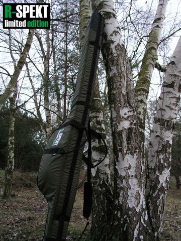 R-Spekt Puzdro na 2 prúty polstrované khaki Double LUX s vreckom 11´