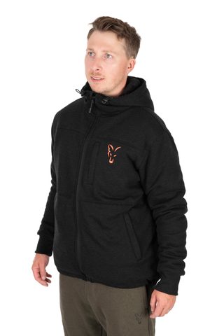 Fox Bunda Collection Sherpa Jacket Black & Orange