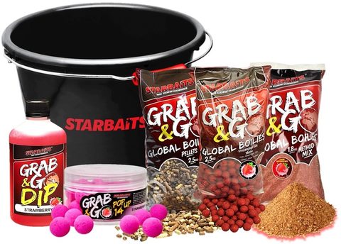 Starbaits Akčný vedierko Global Strawberry Jam