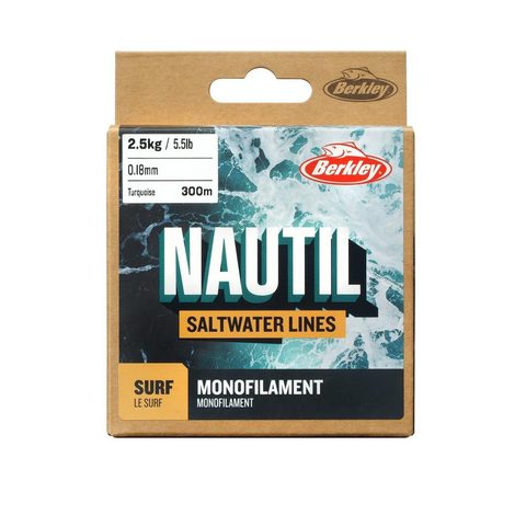 Berkley Vlasec Nautil Surf Monofilament Tyrkysový 300m